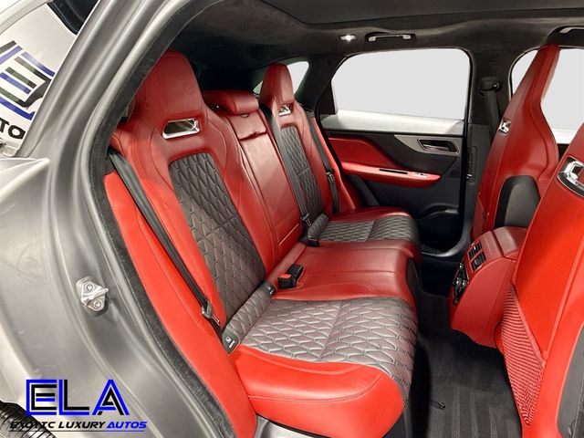 2020 Jaguar F-PACE BUCKETS! RED GUTS! CARBON EVERY WHERE! BLUE CLUSTER! 21INCH WHLS - 22954169 - 31