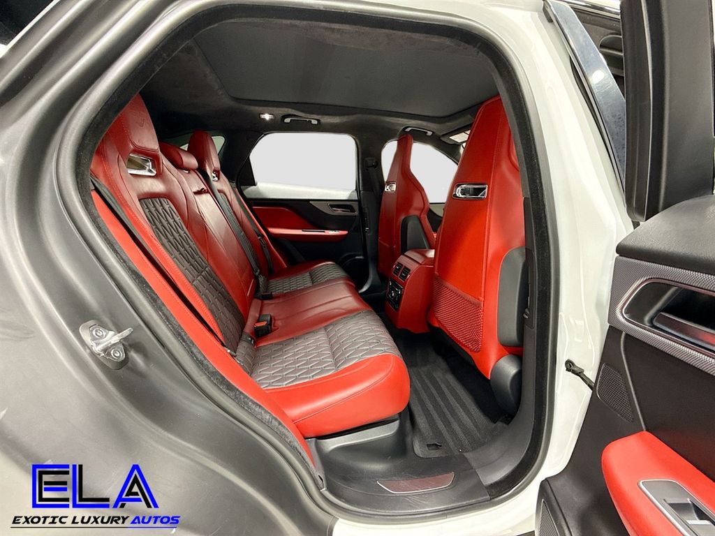 2020 Jaguar F-PACE BUCKETS! RED GUTS! CARBON EVERY WHERE! BLUE CLUSTER! 21INCH WHLS - 22954169 - 32