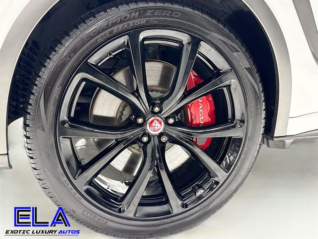 2020 Jaguar F-PACE BUCKETS! RED GUTS! CARBON EVERY WHERE! BLUE CLUSTER! 21INCH WHLS - 22954169 - 36