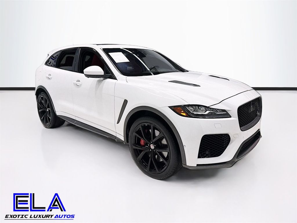 2020 Jaguar F-PACE BUCKETS! RED GUTS! CARBON EVERY WHERE! BLUE CLUSTER! 21INCH WHLS - 22954169 - 45