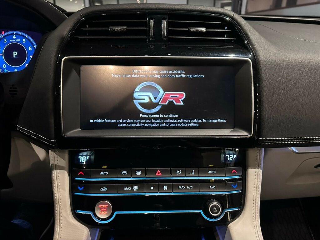 2020 Jaguar F-PACE SVR/DriverAssistPkg/LuxuryPkg/AdapCruise/HeadUpDisplay/NAV - 22754533 - 15