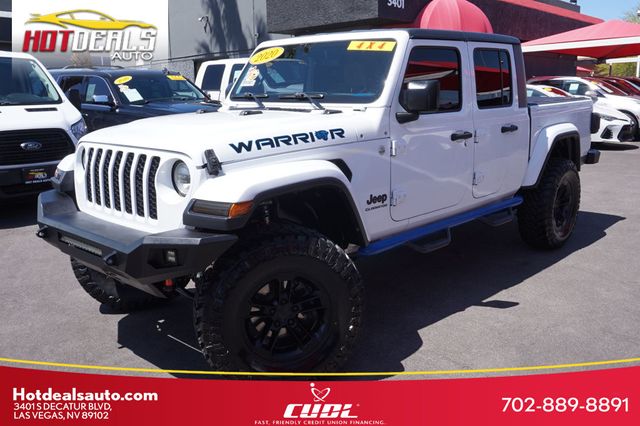 2020 Jeep Gladiator LIFTED, PREMIUM WHEELS, AFTER MARKET FRONT & REAR BUMPERS - 23011612 - 0