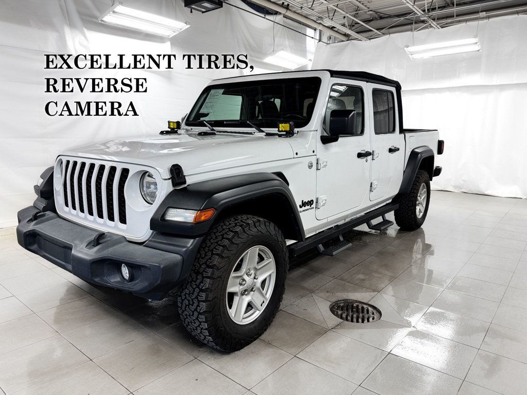 2020 Jeep Gladiator SPORT CREW CAB 4WD REMOVABLE SOFT TOP - 23010397 - 0