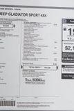 2020 Jeep Gladiator Sport S 4x4 - 23098340 - 45