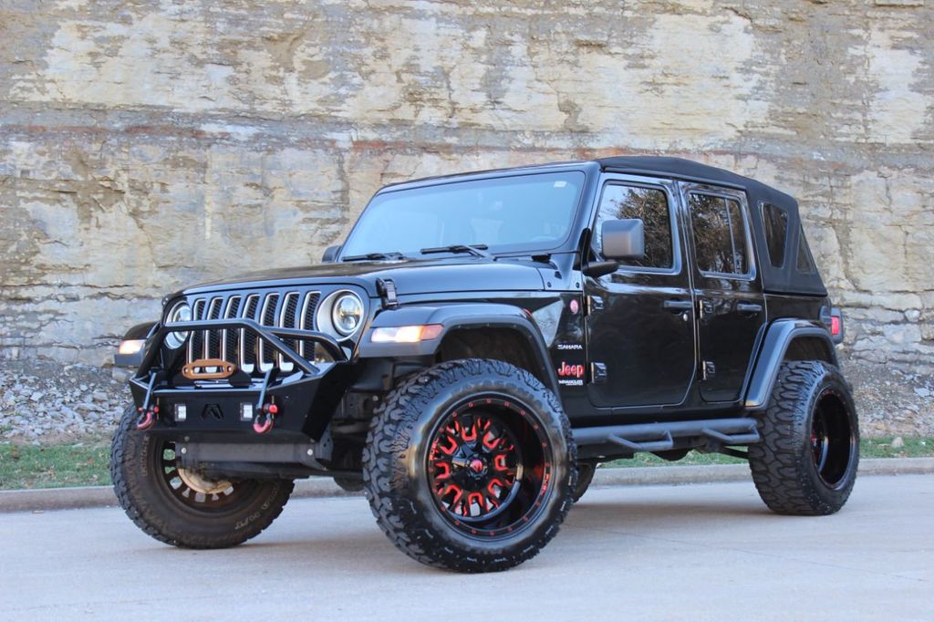 2020 Jeep Wrangler Unlimited LOW Miles Modified Lifted 4x4 Power Top+Hard Top!  615-300-6004 - 22323190 - 47