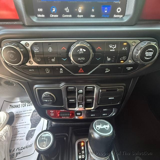 2020 Jeep Wrangler Unlimited RUBICON 4X4 3.6L V6 W/PREMIUM AUDIO & 3-PIECE HARDTOP - 23062085 - 37