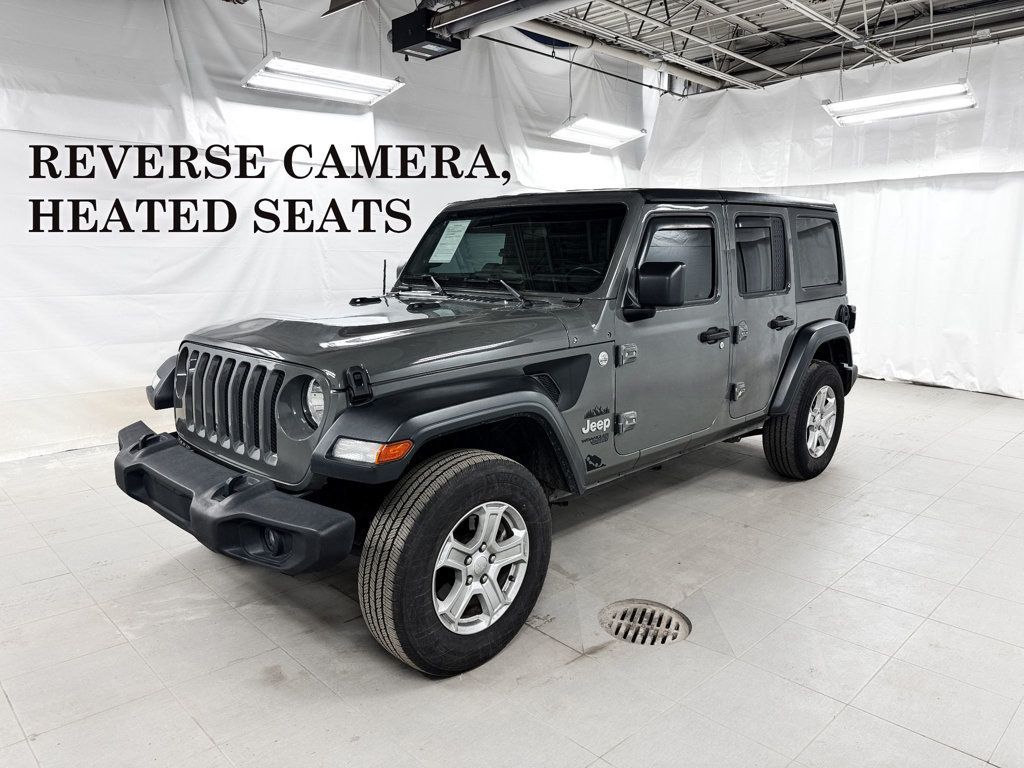 2020 Jeep Wrangler Unlimited SPORT 4X4 WITH REMOVABLE HARDTOP - 22991848 - 0