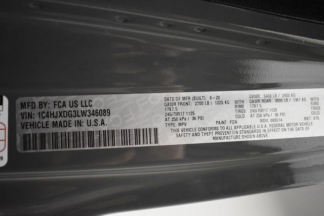 2020 Jeep Wrangler Unlimited Sport S 4x4 - 22983972 - 35