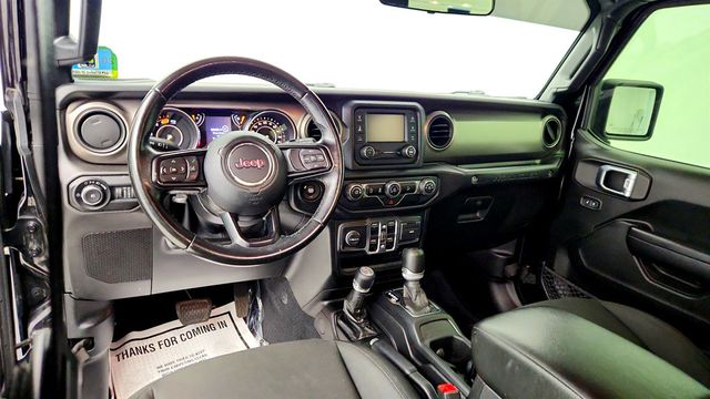 2020 Jeep Wrangler Unlimited Sport S 4x4 w/ Black 3 Piece Hard Top - 23012278 - 11