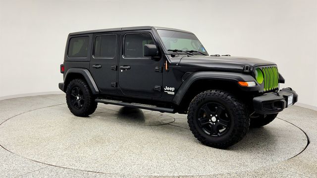 2020 Jeep Wrangler Unlimited Sport S 4x4 w/ Black 3 Piece Hard Top - 23012278 - 2