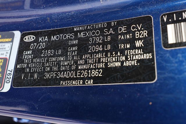 2020 KIA FORTE GT LINE - 22958586 - 30