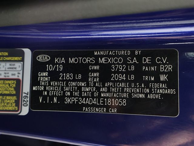 2020 Kia Forte GT-Line IVT - 22949005 - 51