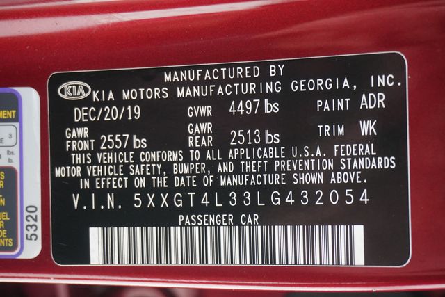 2020 Kia Optima SE Automatic - 23007702 - 30