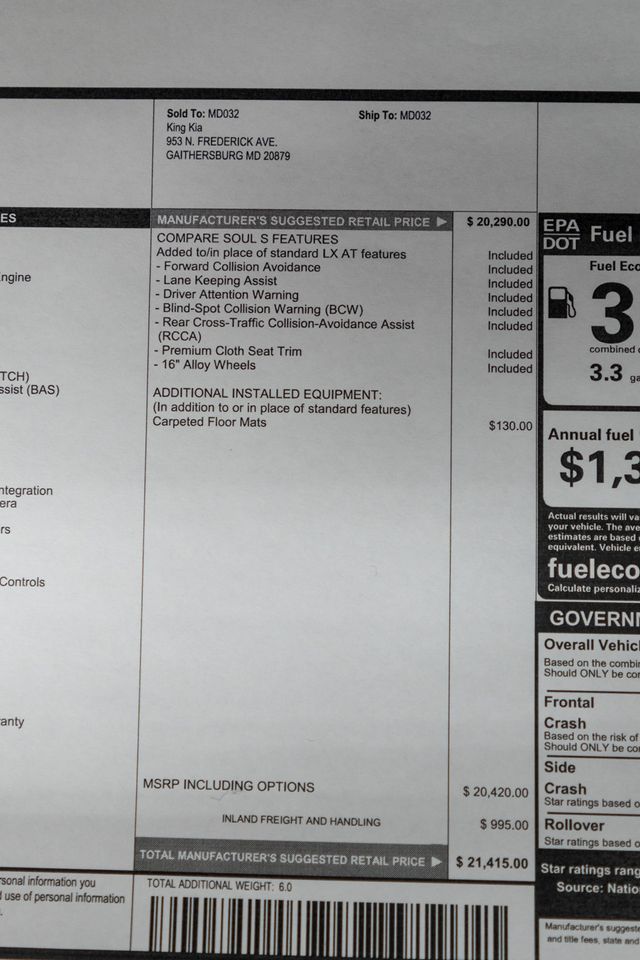 2020 Kia Soul S IVT - 22986857 - 40