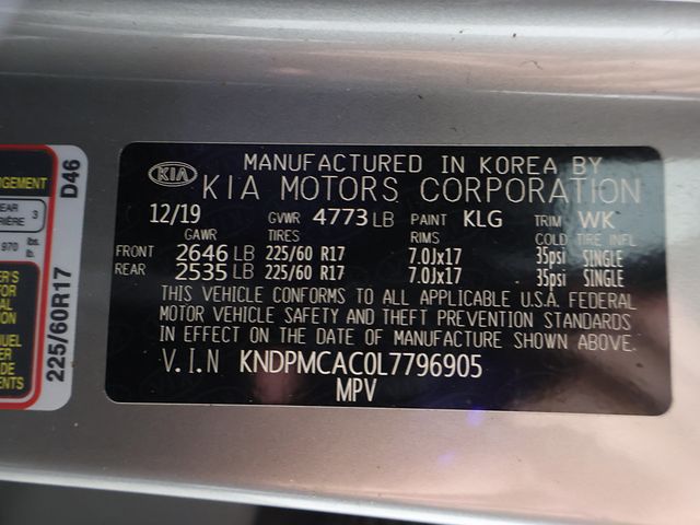 2020 Kia Sportage LX AWD - 23084073 - 43