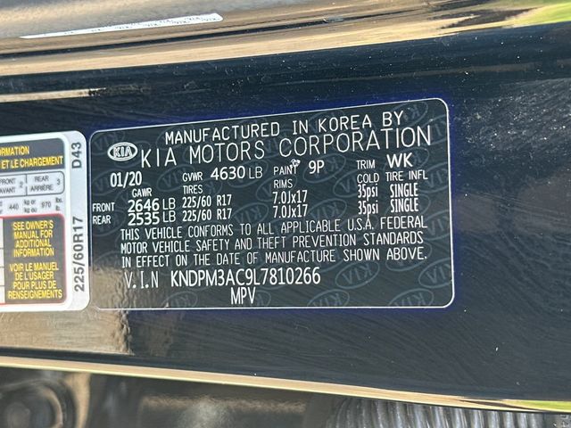 2020 Kia Sportage LX FWD - 22980615 - 21