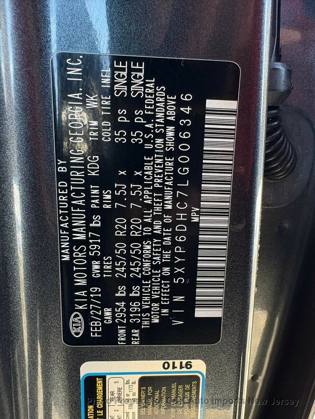 2020 Kia Telluride AWD,Sunroof,2nd Row Captain,20'' WHEELS,BLIND SPOT - 22978865 - 43