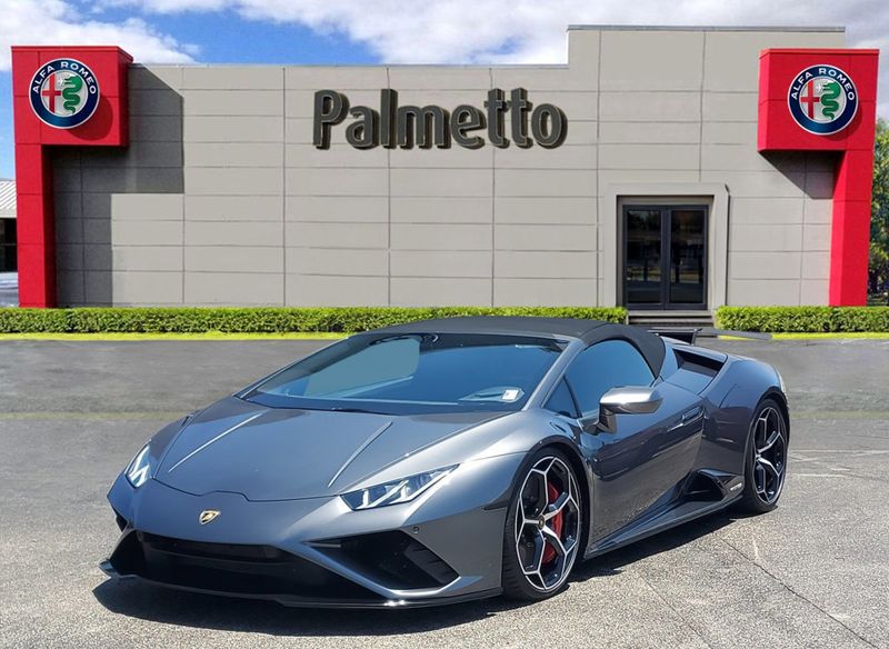 Used 2020 Lamborghini Huracan EVO with VIN ZHWUT5ZF9LLA15459 for sale in Miami, FL