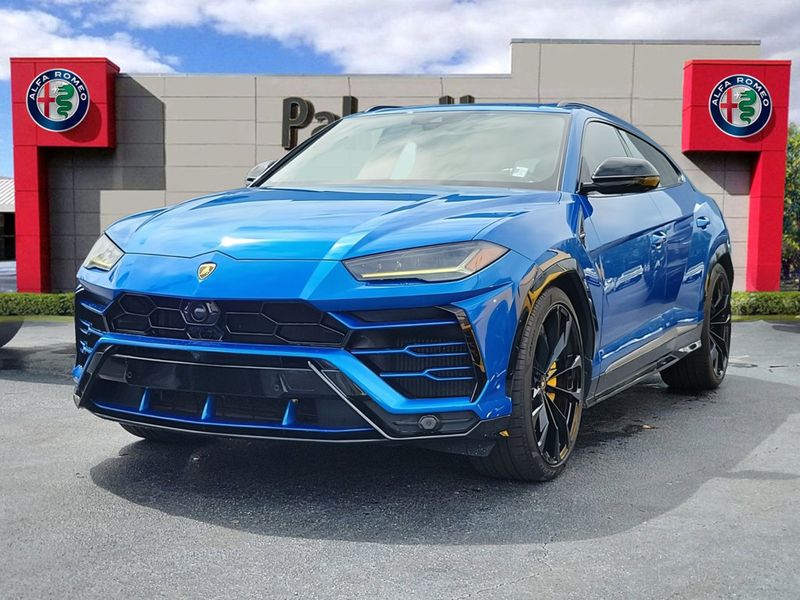 Used 2020 Lamborghini Urus Base with VIN ZPBUA1ZL8LLA09977 for sale in Miami, FL