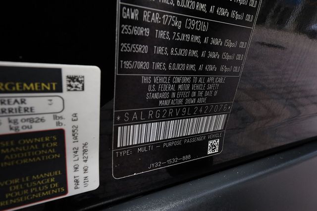 2020 Land Rover Discovery SE V6 Supercharged - 23097686 - 62