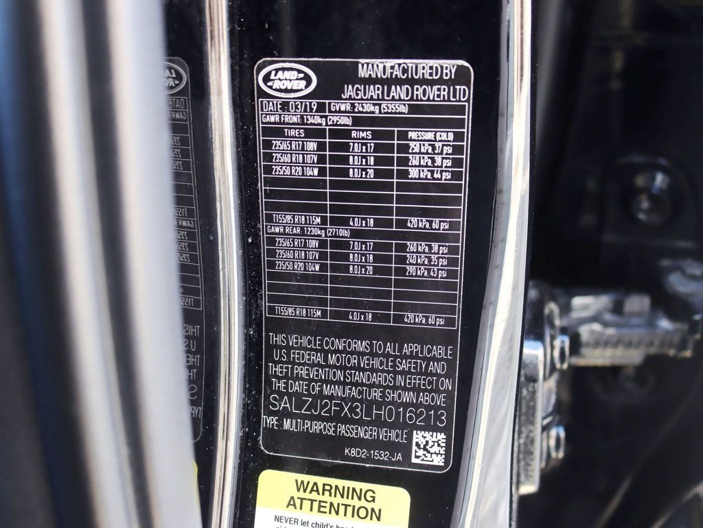 2020 Land Rover Range Rover Evoque P250 S - 22977519 - 32