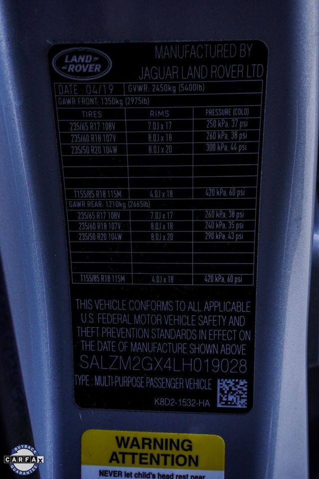 2020 Land Rover Range Rover Evoque P300 R-Dynamic HSE - 22925670 - 31