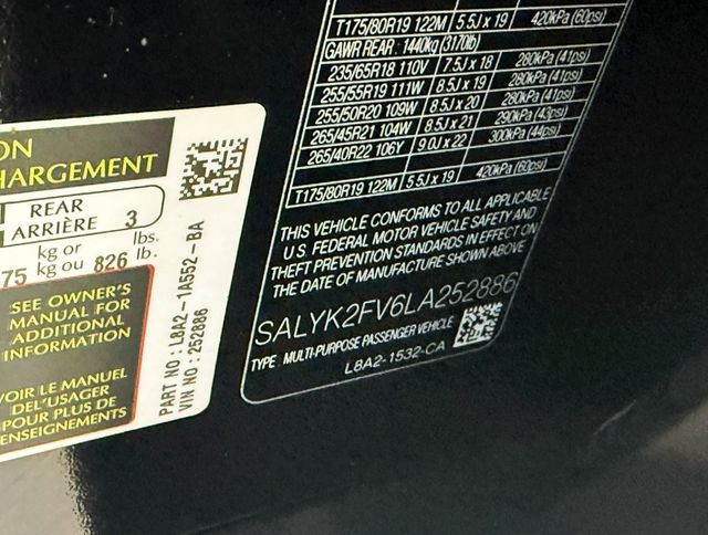 2020 Land Rover Range Rover Velar P340 R-Dynamic S - 22932420 - 47