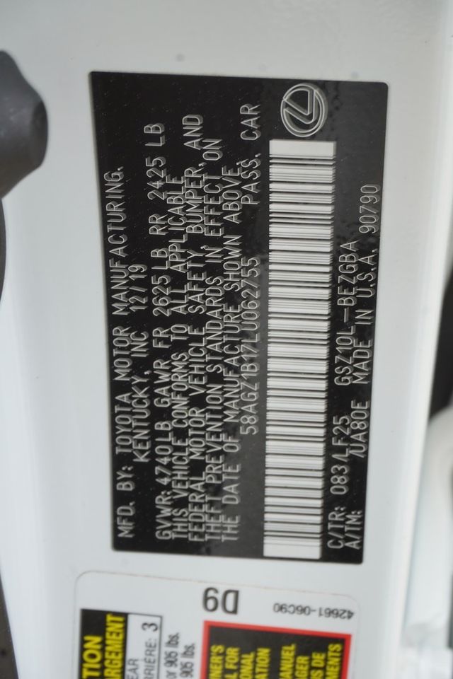 2020 Lexus ES ES 350 F SPORT FWD - 22922578 - 29