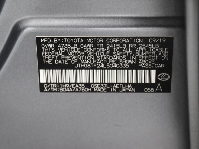 2020 Lexus IS 300 - 22972559 - 12