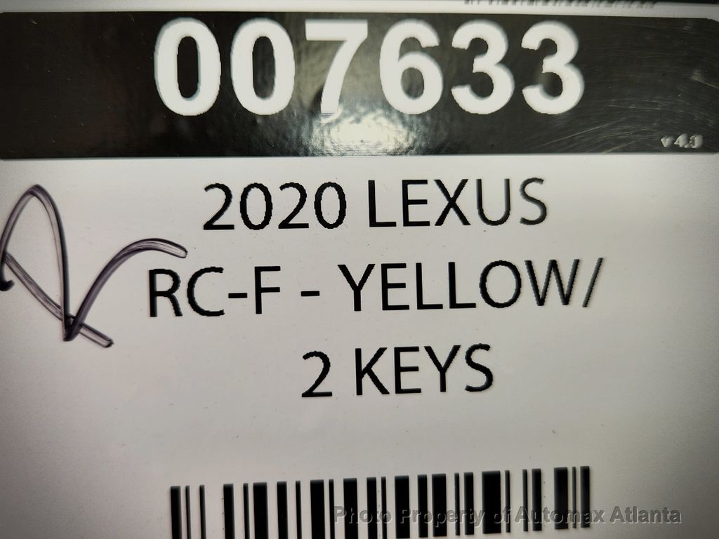 2020 LEXUS RC F RC F RWD - 21903337 - 77