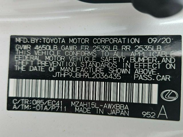 2020 Lexus UX UX 250h AWD - 22969916 - 39