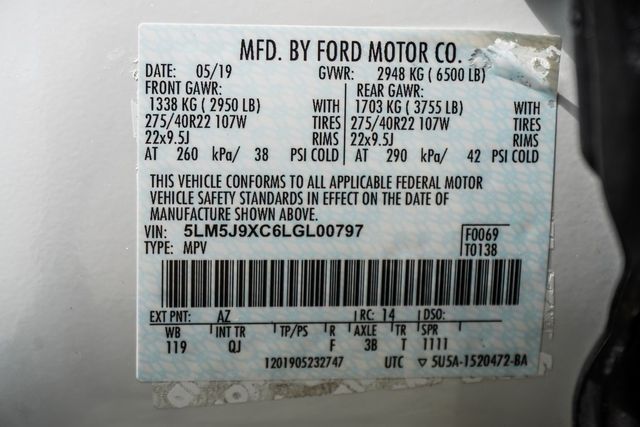 2020 Lincoln Aviator Black Label AWD - 22911088 - 49