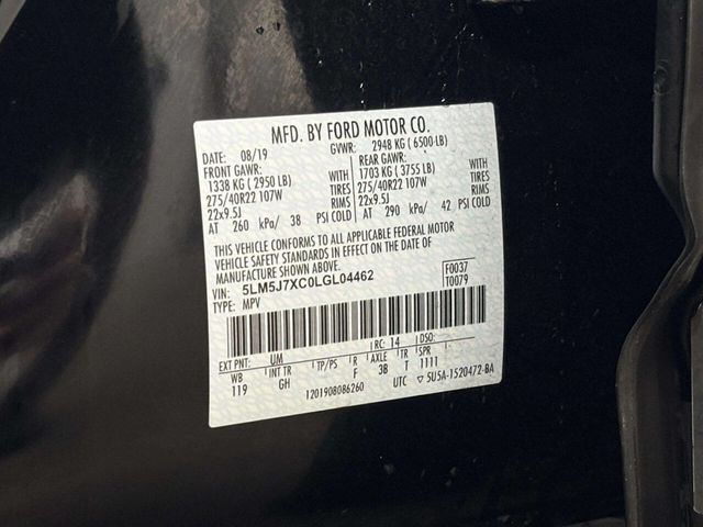 2020 Lincoln Aviator Reserve AWD - 22976381 - 55