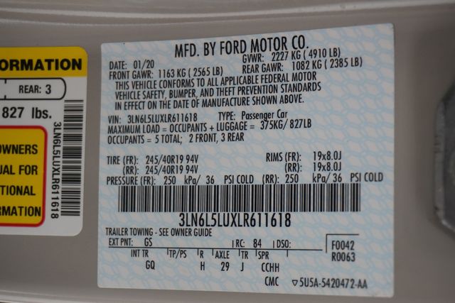 2020 Lincoln MKZ Hybrid Reserve FWD - 22928540 - 34