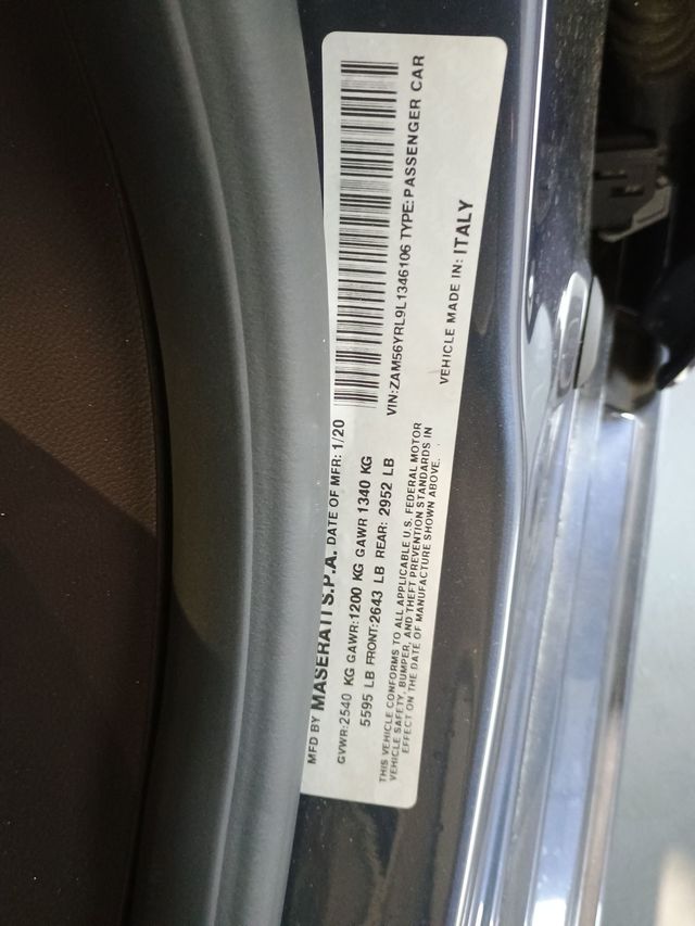 2020 Maserati Quattroporte S Q4 GranLusso 3.0L 1 Owner Clean Carfax - 22998616 - 56