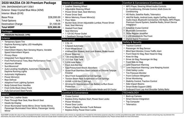 2020 Mazda CX-30 Premium - 22987592 - 5