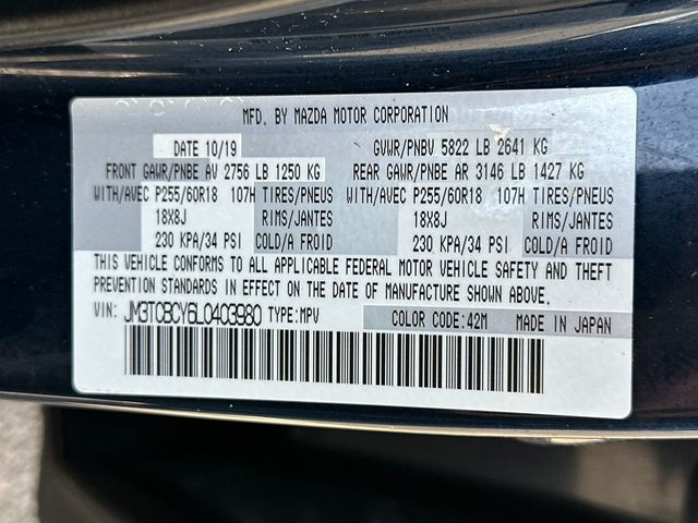 2020 Mazda CX-9 Touring AWD - 23055041 - 22