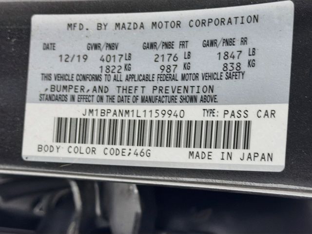 2020 Mazda Mazda3 Hatchback Premium Package Manual FWD - 23070822 - 34