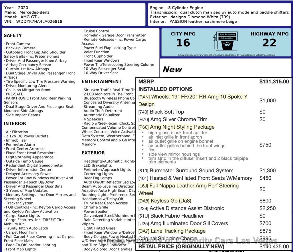 2020 Mercedes-Benz AMG GT AMG GT Roadster  - 22975073 - 11