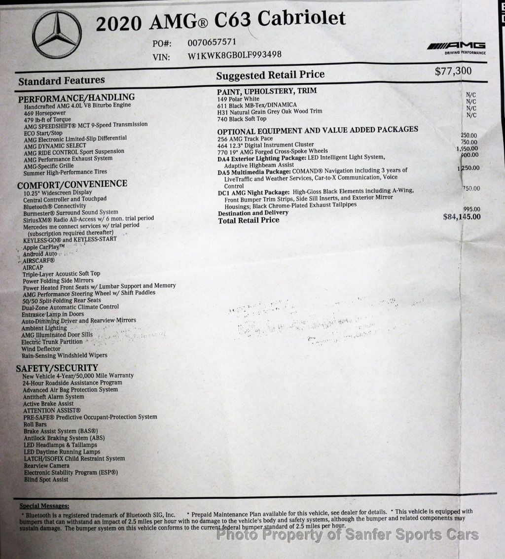 2020 Mercedes-Benz C-Class AMG C 63 Cabriolet - 22944891 - 51