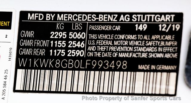 2020 Mercedes-Benz C-Class AMG C 63 Cabriolet - 22944891 - 54