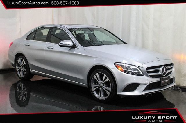 2020 Mercedes-Benz C-Class C300 4MATIC LOW 42k Miles Moonroof Heated Seats - 22583387 - 13