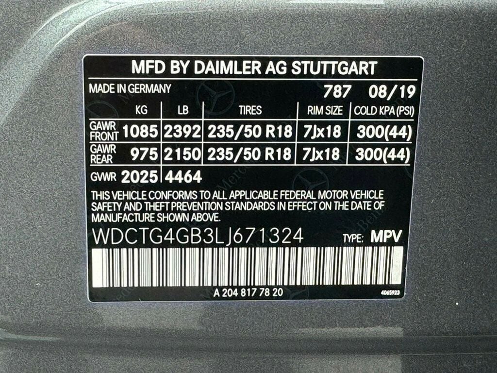 2020 Mercedes-Benz GLA GLA 250 4MATIC SUV - 22934679 - 37