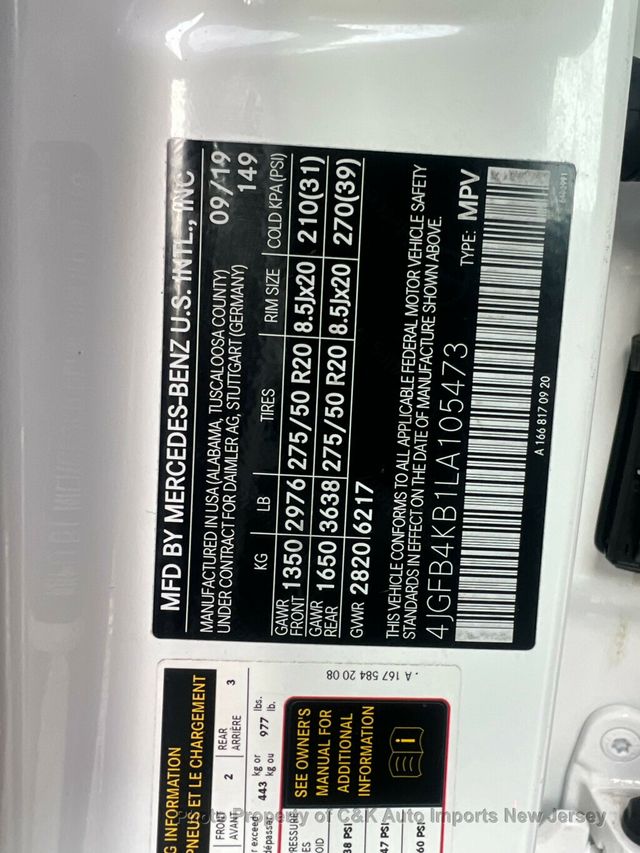 2020 Mercedes-Benz GLE GLE 350 4MATIC,PREMIUM PACKAGE,PARKING ASSIST,BURMESTER SOUND - 22965750 - 51