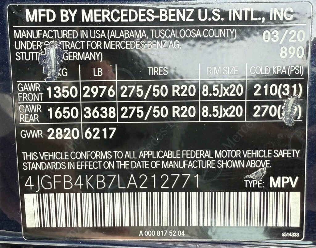 2020 Mercedes-Benz GLE GLE 350 4MATIC SUV - 22839703 - 49