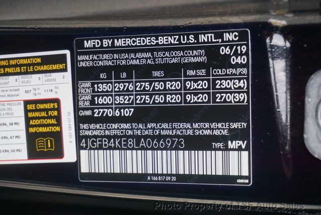 2020 Mercedes-Benz GLE GLE 350 4MATIC SUV 3RD ROW SEAT AMG LINE CARPLAY NAVI REAR CAM  - 23086774 - 48