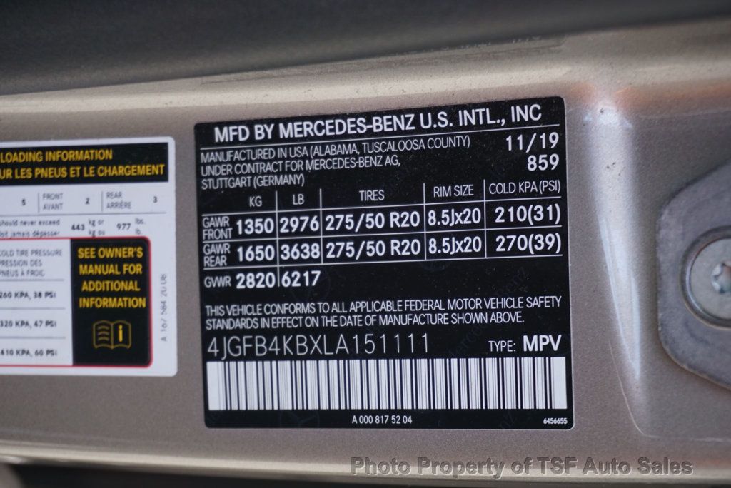 2020 Mercedes-Benz GLE GLE 350 4MATIC SUV CARPLAT NAVIGATION 360 CAMERAS PANORAMIC ROOF - 23037137 - 51