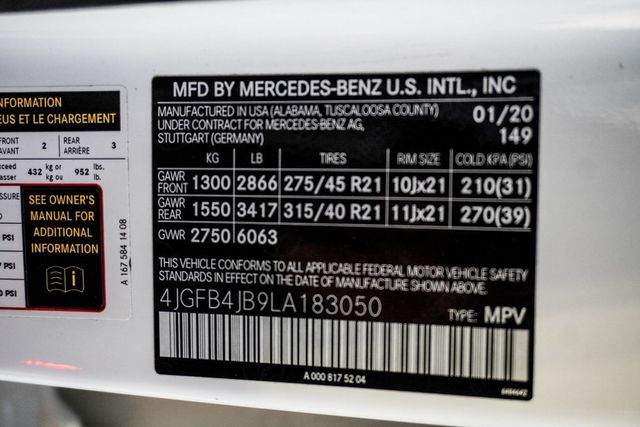 2020 Mercedes-Benz GLE GLE 350 SUV - 22940251 - 33