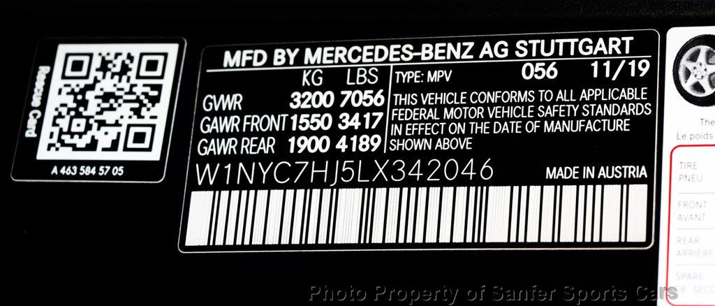 2020 Mercedes-Benz G-Class AMG G 63 4MATIC SUV - 22784811 - 57