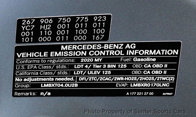 2020 Mercedes-Benz G-Class AMG G 63 4MATIC SUV - 23101636 - 61